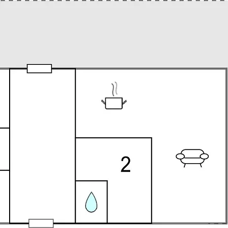 度假居 2 Bedroom Awesome In